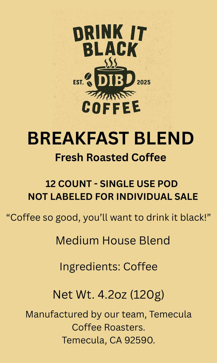Breakfast Blend 12-Count Single Use Pod