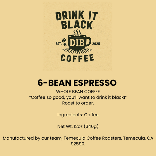 6-Bean Espresso Blend - Espresso Roast