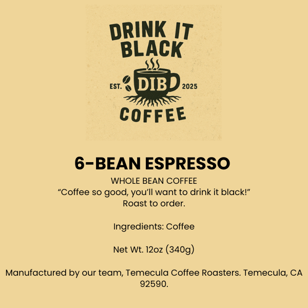 6-Bean Espresso Blend - Espresso Roast