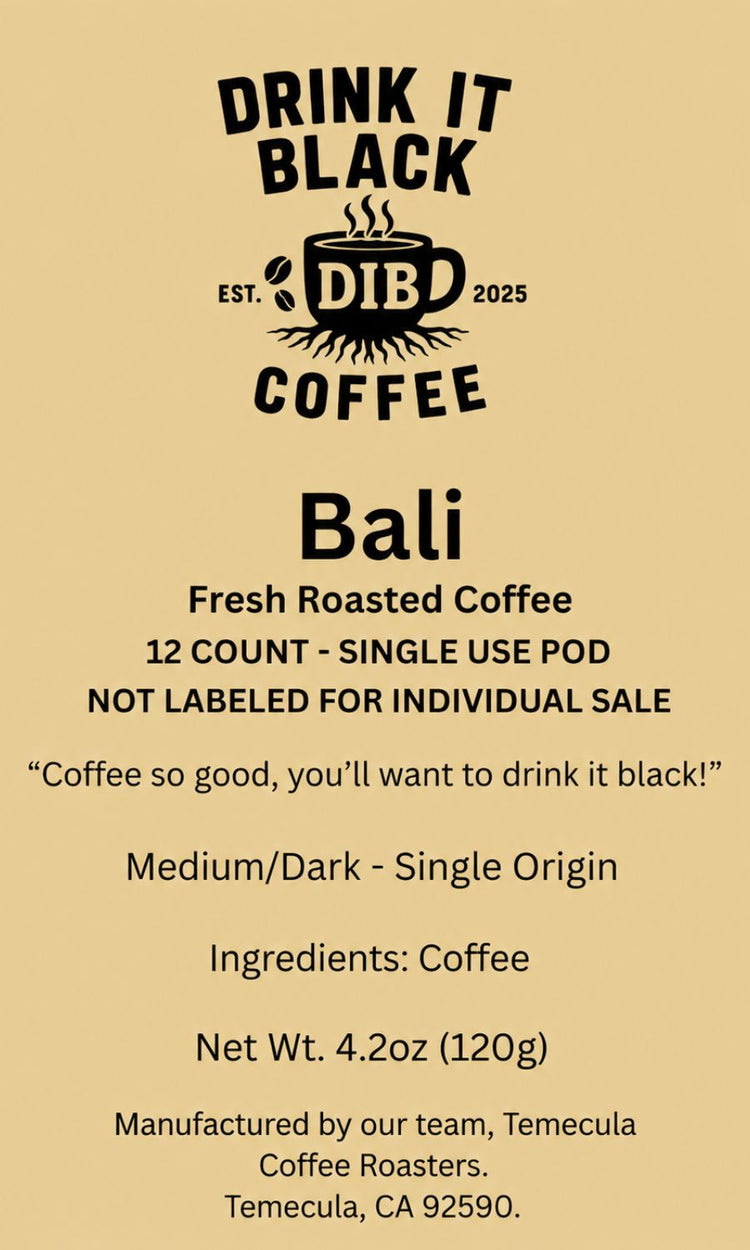 Bali 12-Count Single Use Pod